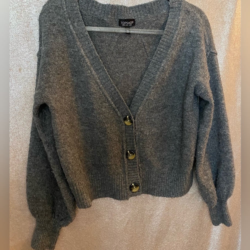 Top shop grey cardigan size 4